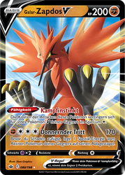 Schaurige Herrschaft 080/198 Galar-Zapdos V