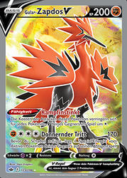 Schaurige Herrschaft 173/198 Galar-Zapdos V