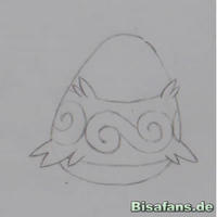 Zeichenkurs Flambirex - Schritt 2