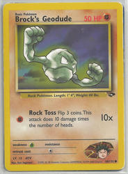 Gym Challenge 68/132 Brock's Geodude