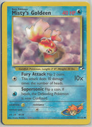 Gym Heroes 85/132 Misty's Goldeen