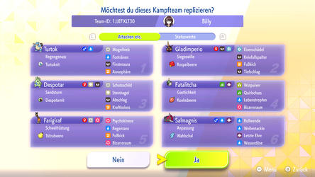 Pokémon Champions: Replika-Team von StarRaikouVGC