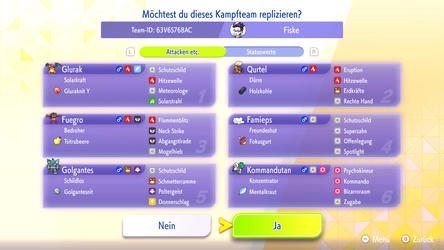 Pokémon Champions: Replika-Team von fiskegaminghq