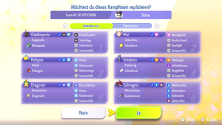 Pokémon Champions: Replika-Team von pkmncast