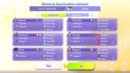 Pokémon Champions: Replika-Team von WolfeyVGC