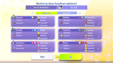 Pokémon Champions: Replika-Team von ryoma9901_poke