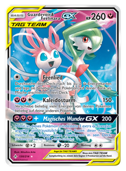 Kräfte im Einklang 130/214 Guardevoir & Feelinara TAG TEAM GX