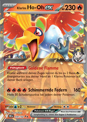 Ewige Rivalen 039/182 Klarins Ho-Oh ex