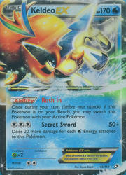 Legendary Treasures 45/113 Keldeo EX