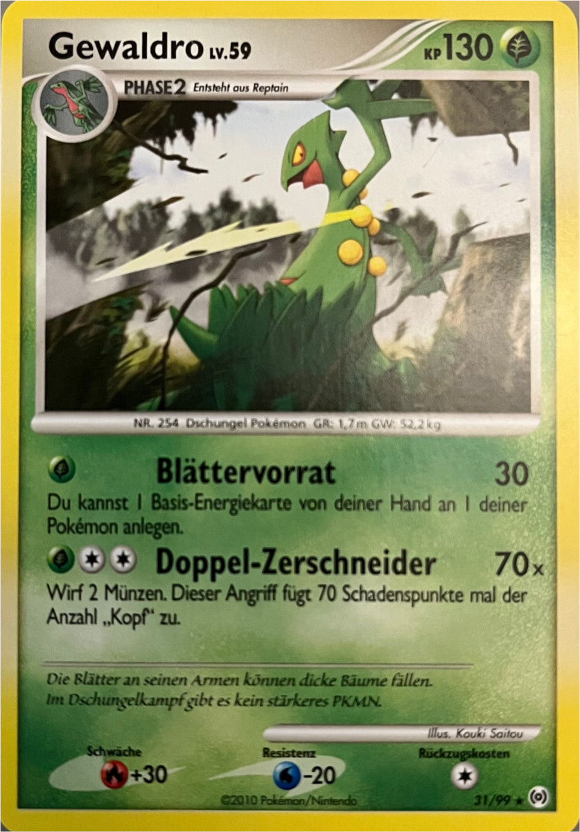 254 — Gewaldro im Pokédex — Bisafans.de