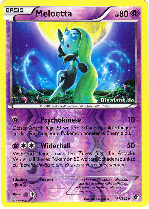 #648 — Meloetta Im Pokédex — Bisafans.de