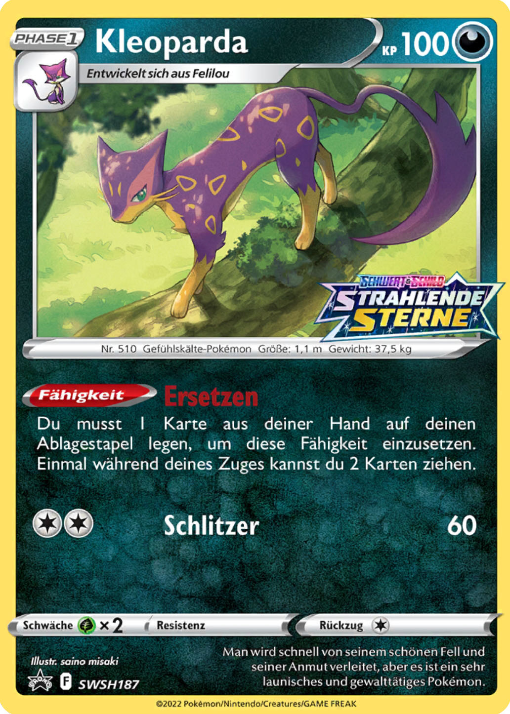 510 — Kleoparda im Pokédex — Bisafans.de