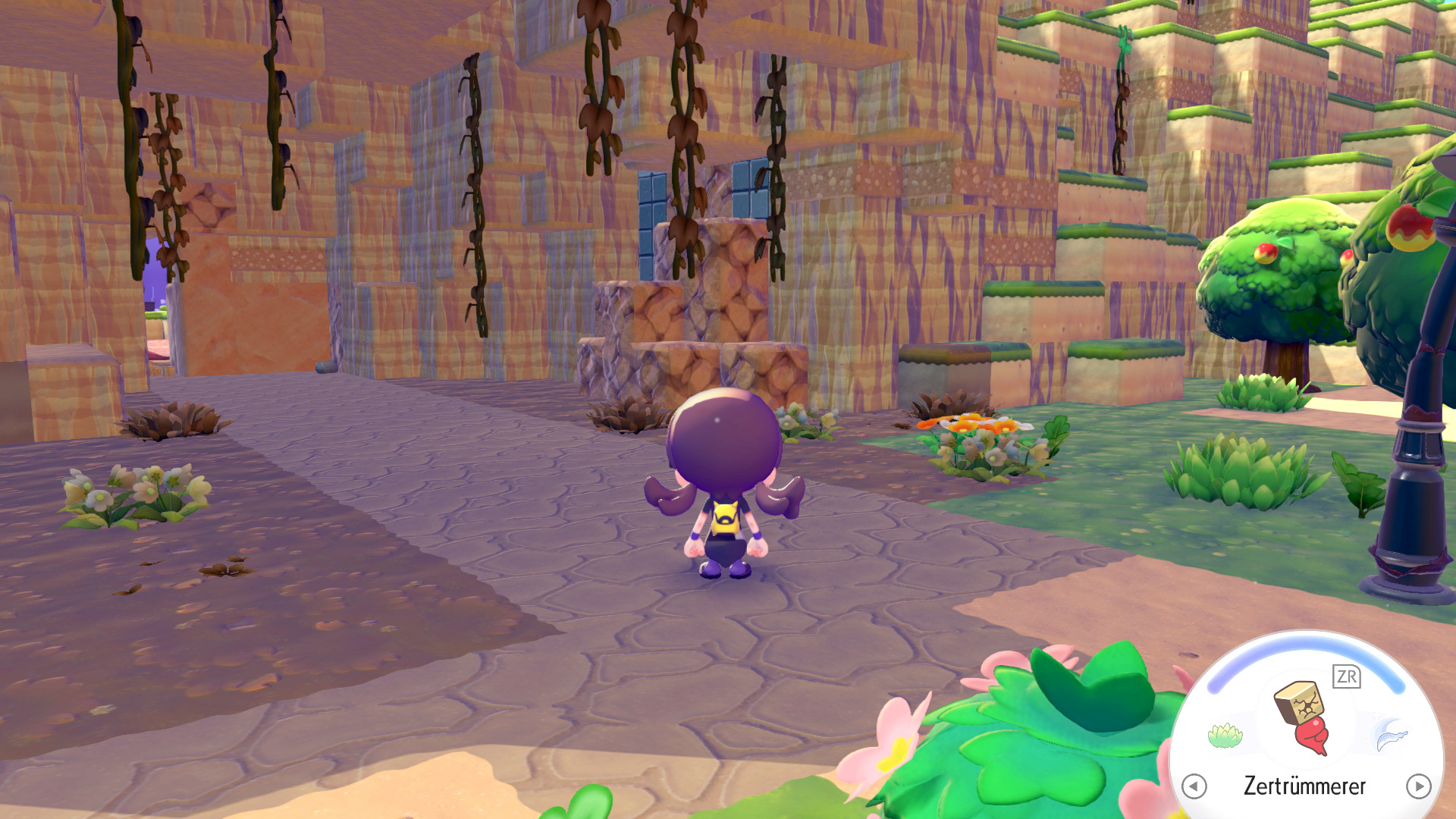 Screenshots zu Mew in Pokémon Pokopia Screenshots zum Tempel in Pokémon Pokopia