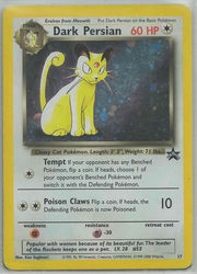 Wizard Black Star Promos 17 Dark Persian