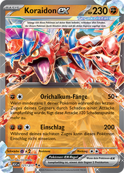 Erhabene Helden 121/217 Koraidon ex