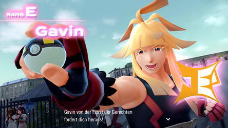 Bild von Gavin von der Faust der Gerechten beim Z-A Royale in Pokémon-Legenden: Z-A