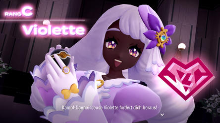 Bild von Kampf-Connaisseuse Violette beim Z-A Royale in Pokémon-Legenden: Z-A
