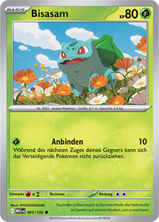 Mega-Entwicklung 001/132 Bisasam