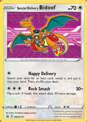 SWSH Black Star Promos SWSH177 Special Delivery Bidoof