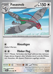 Schwarze Blitze 073/086 Fasasnob