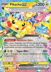 Stürmische Funken 057/191 Pikachu ex