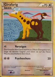 HeartGold & SoulSilver 64/123 Girafarig