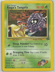 Gym Challenge 81/132 Koga's Tangela