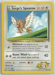 Gym Heroes 83/132 Lt. Surge's Spearow