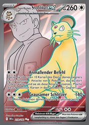 Ewige Rivalen 219/182 Team Rockets Snobilikat ex