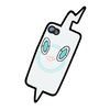 Handyhülle in Pokémon Karmesin und Purpur Handyhülle in Pokémon Karmesin und Purpur