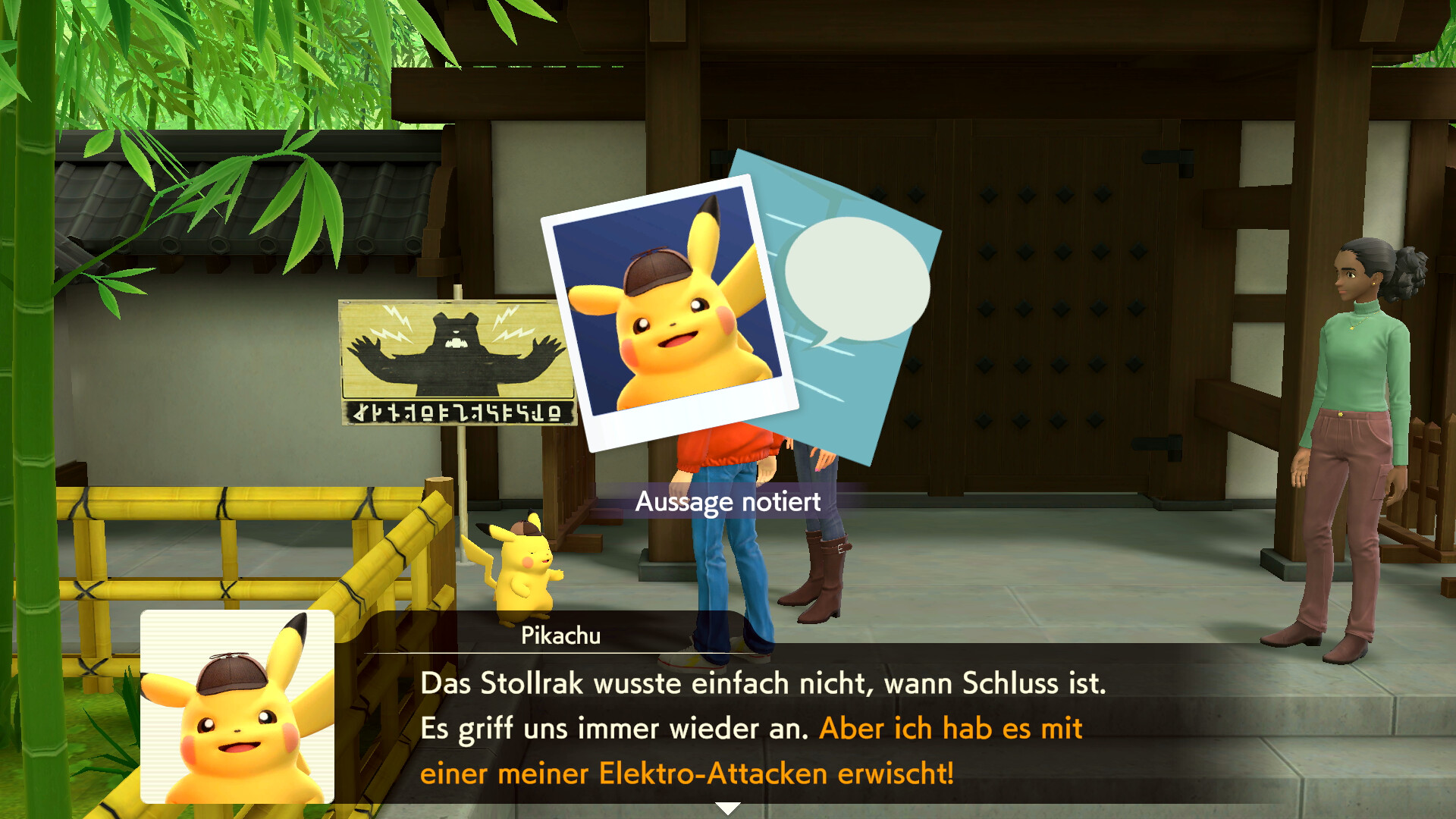 Screenshot zur Bisafans-Komplettlösung für Meisterdetektiv Pikachu kehrt zurück Screenshot zur Bisafans-Komplettlösung für Meisterdetektiv Pikachu kehrt zurück