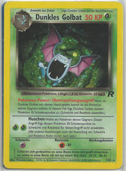 Team Rocket 7/82 Dunkles Golbat