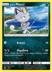 SM Black Star Promos SM43 Alola-Mauzi