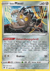 Clash der Rebellen 126/192 Galar-Mauzi