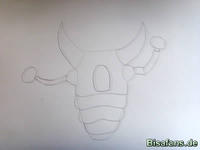 Zeichenkurs Pinsir - Schritt 3