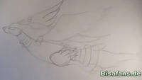Zeichenkurs Reshiram - Schritt 3