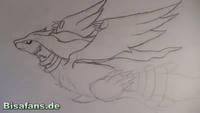 Zeichenkurs Reshiram - Schritt 7