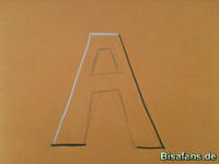 Zeichenkurs 3D-Schrift (mit Schatten) - Schritt 4