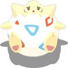 Andersrumpose-Pose von Togepi
