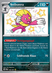 Paldeas Schicksale 183/091 Snibunna