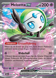 Schwarze Blitze 044/086 Meloetta ex