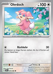 Schwarze Blitze 074/086 Ohrdoch