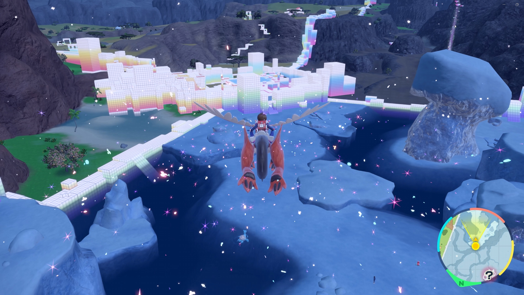 Gebietsübersicht in Karmesin und Purpur mit der Nintendo Switch 2 und dem Update Gebietsübersicht in Karmesin und Purpur mit der Nintendo Switch 2 und dem Update