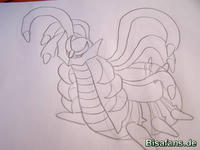 Zeichenkurs Giratina - Schritt 7
