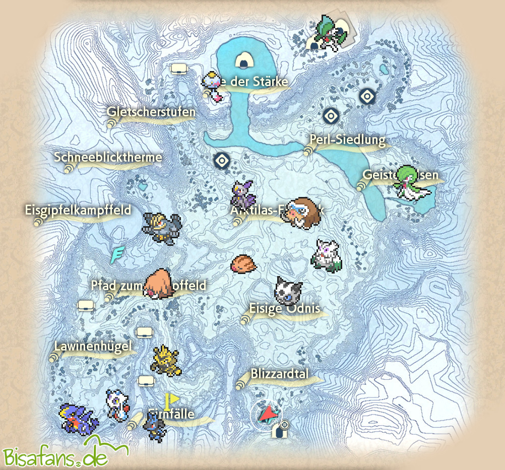 Elite-Pokémon in: Weißes Frostland Elite-Pokémon in: Weißes Frostland
