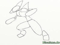 Zeichenkurs Zoroark - Schritt 4