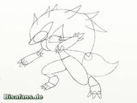 Zeichenkurs Zoroark - Schritt 6