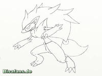 Zeichenkurs Zoroark - Schritt 7