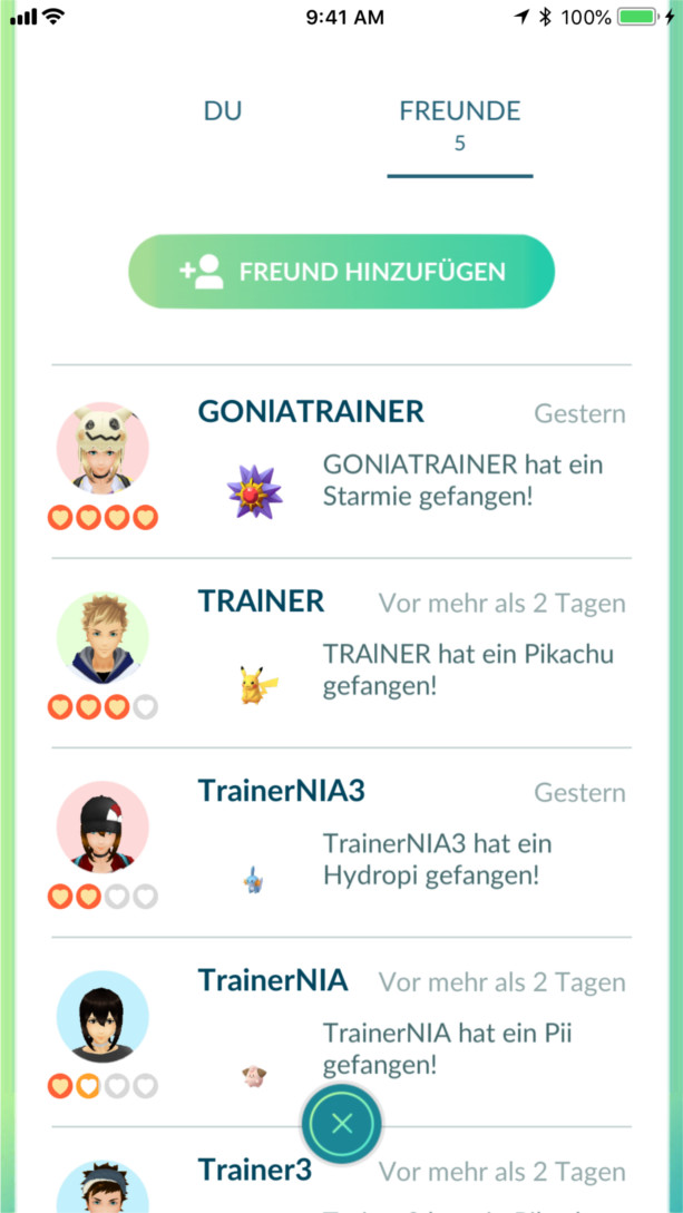 Freundschaftssystem Freundschaftssystem