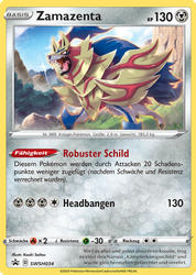 SWSH Black Star Promos SWSH034 Zamazenta